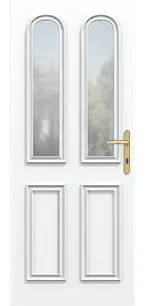 Bure White wooden door
